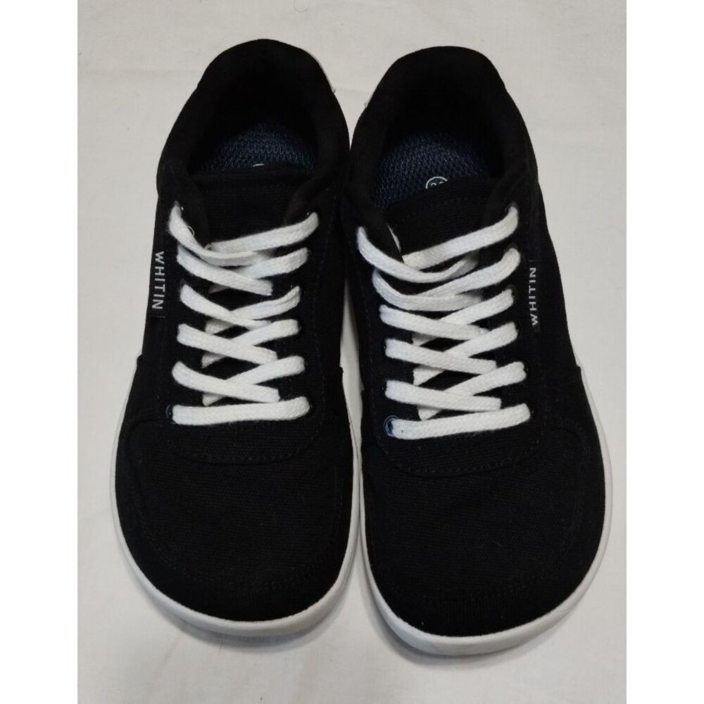 Women's Minimalist Barefoot Shoes | Zero Drop Sole | Wide Width Black Sneaker